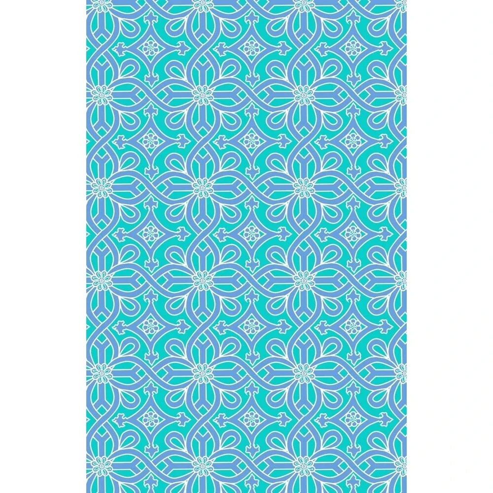 Gretchen Scott Womens Size XS Jersey Isosceles Turquoise & Periwinkle Mini Dress